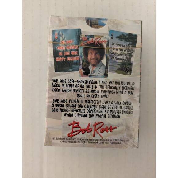 BOB ROSS Quotes Playing Card Deck 52 Unique Painting Art The Joy of Painting NEW - Picture 2 of 2